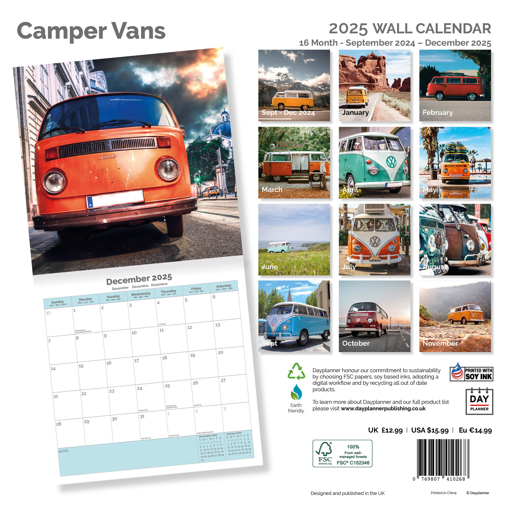 Buy Camper Vans Calendar 2025? Order online quickly and easily