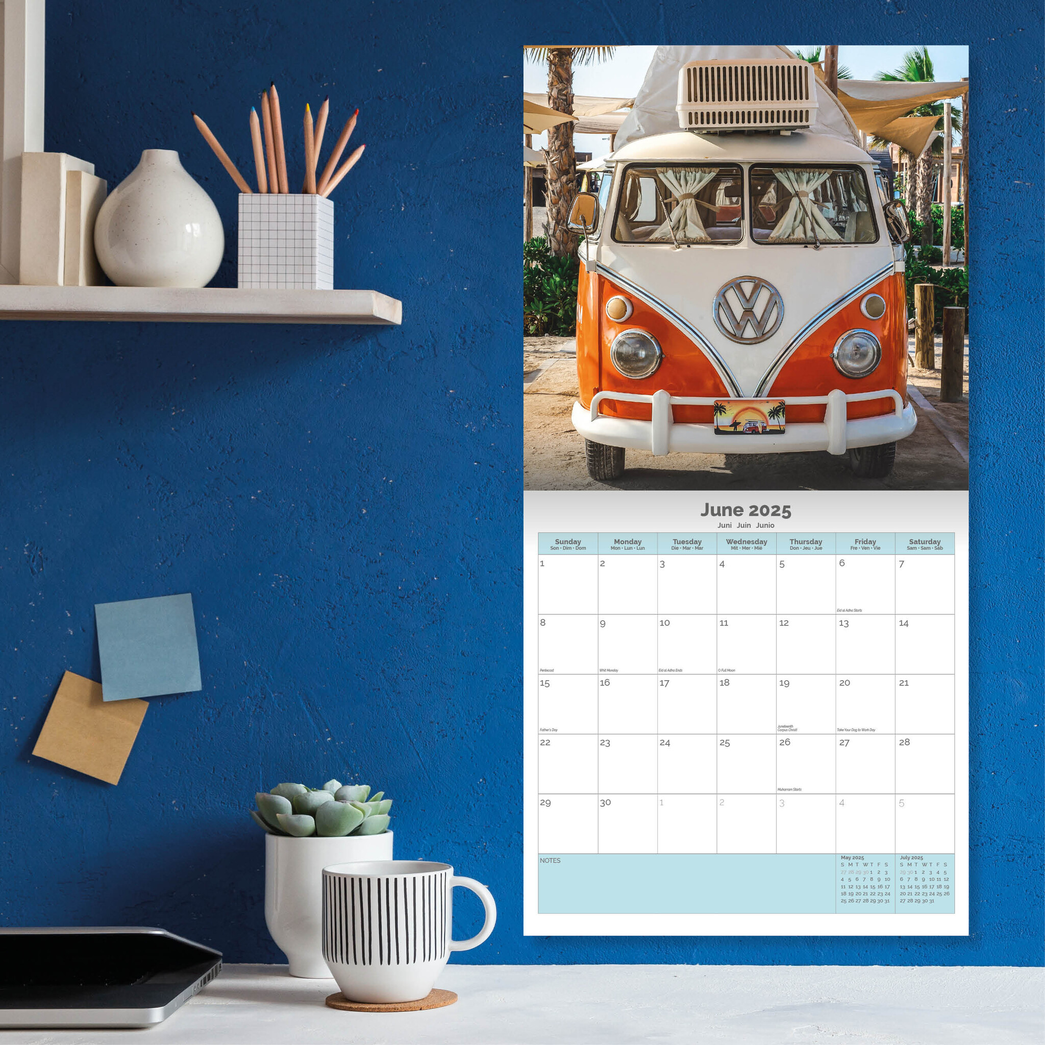 Comprar Calendario Camper Vans 2025? Haga su pedido en línea de forma