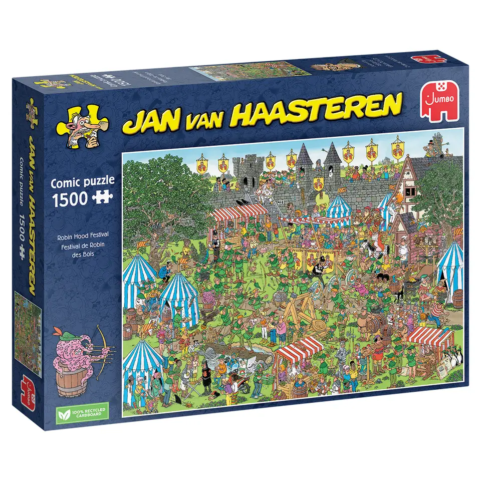 Jan van Haasteren - Robin Hood Festival - 1500 stukjes - Puzzel - Legpuzzel