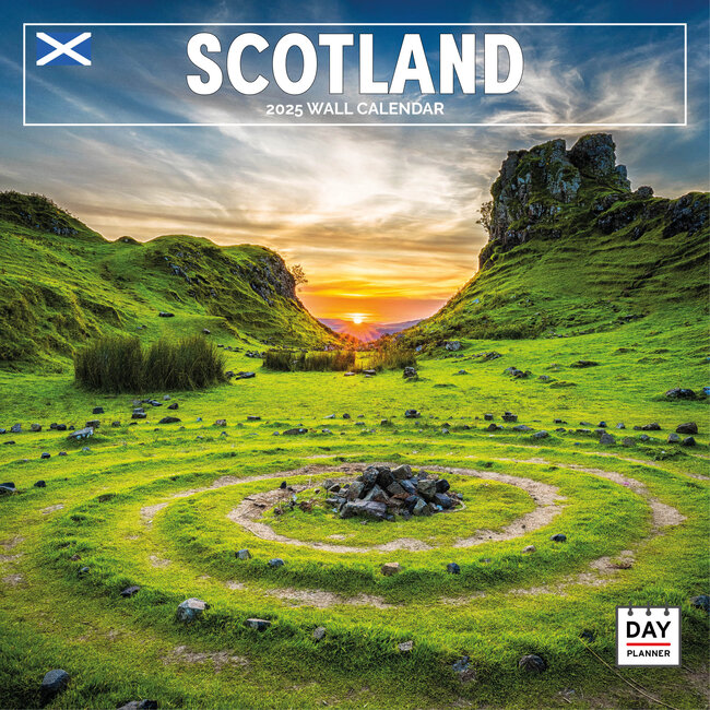 Dayplanner Calendrier de l'Écosse 2025