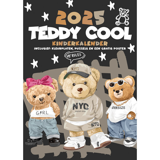 Calendario Teddy Cool 2025