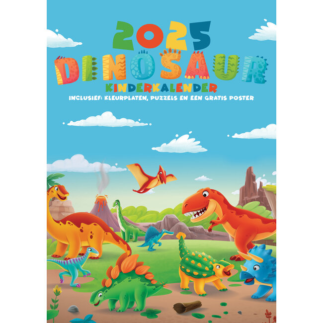 Calendario dei dinosauri 2025