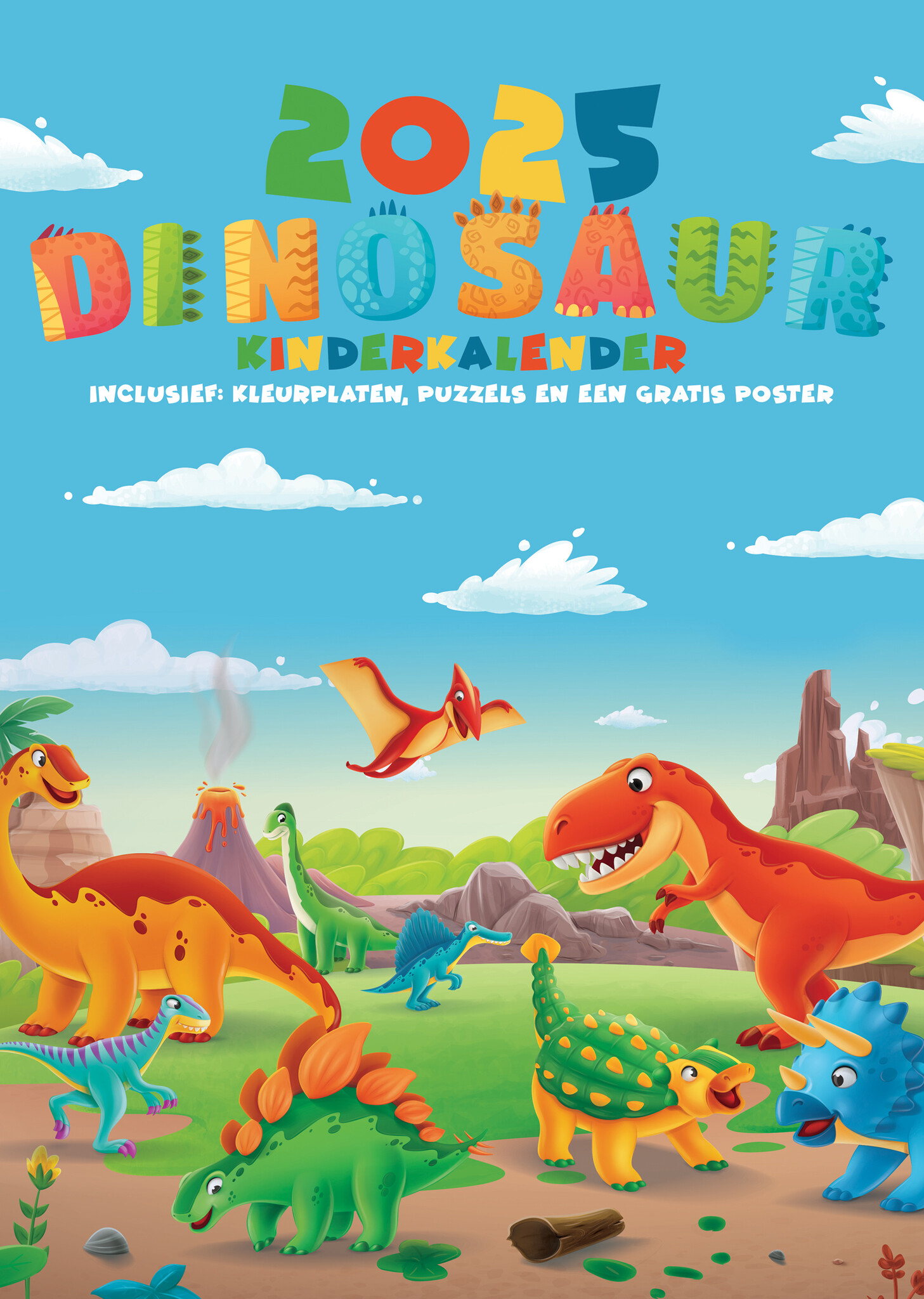 Dinosaurus Kalender 2025