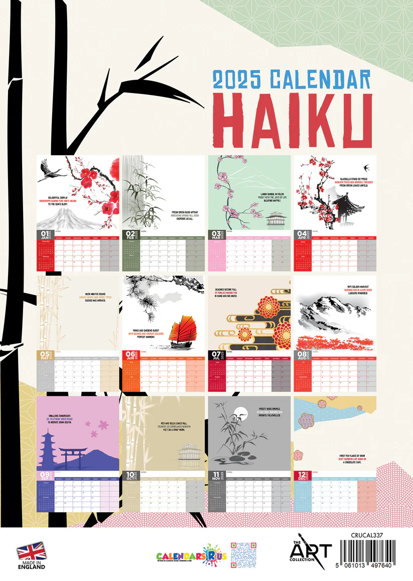 Haiku Calendar 2025? Order easily and quickly Online. Kalenderwinkel.nl Haiku Calendar 2025? Order easily and quickly Online. Kalenderwinkel.nl