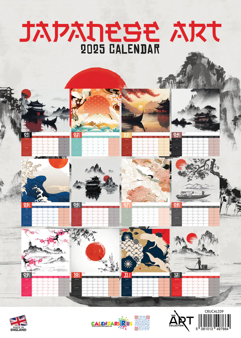 Japanese Art Calendar 2025? Order online easily and quickly