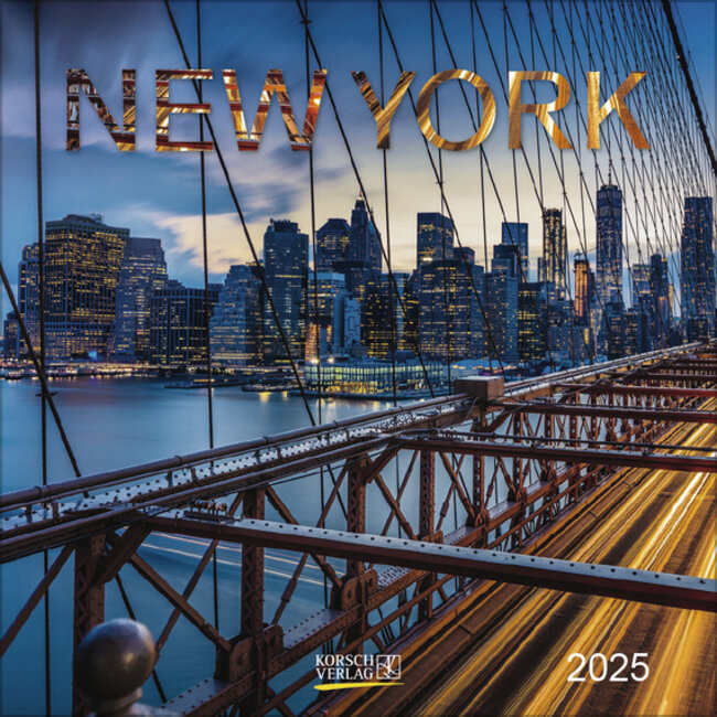 Korsch Verlag Calendrier de New York 2025