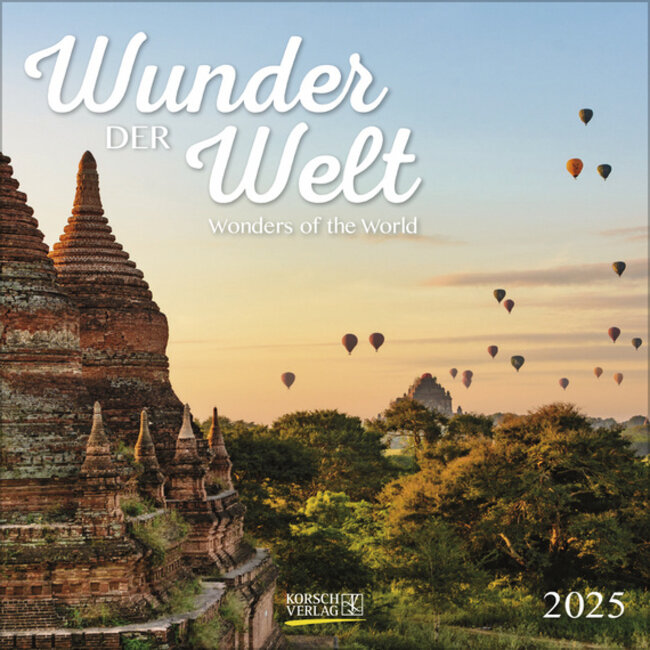 Korsch Verlag World Wonders Calendar 2025
