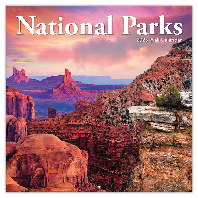 National Parks Calendar 2025 TL Turner