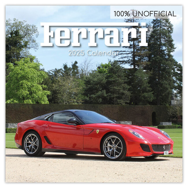 The Gifted Stationary Ferrari Calendar 2025