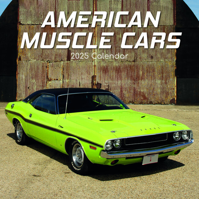 The Gifted Stationary American Muscle Cars Kalender 2025