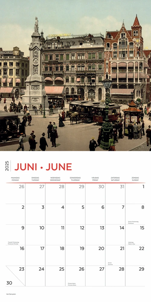 Buying Amsterdam Calendar 2025 simply order online Kalenderwinkel.nl