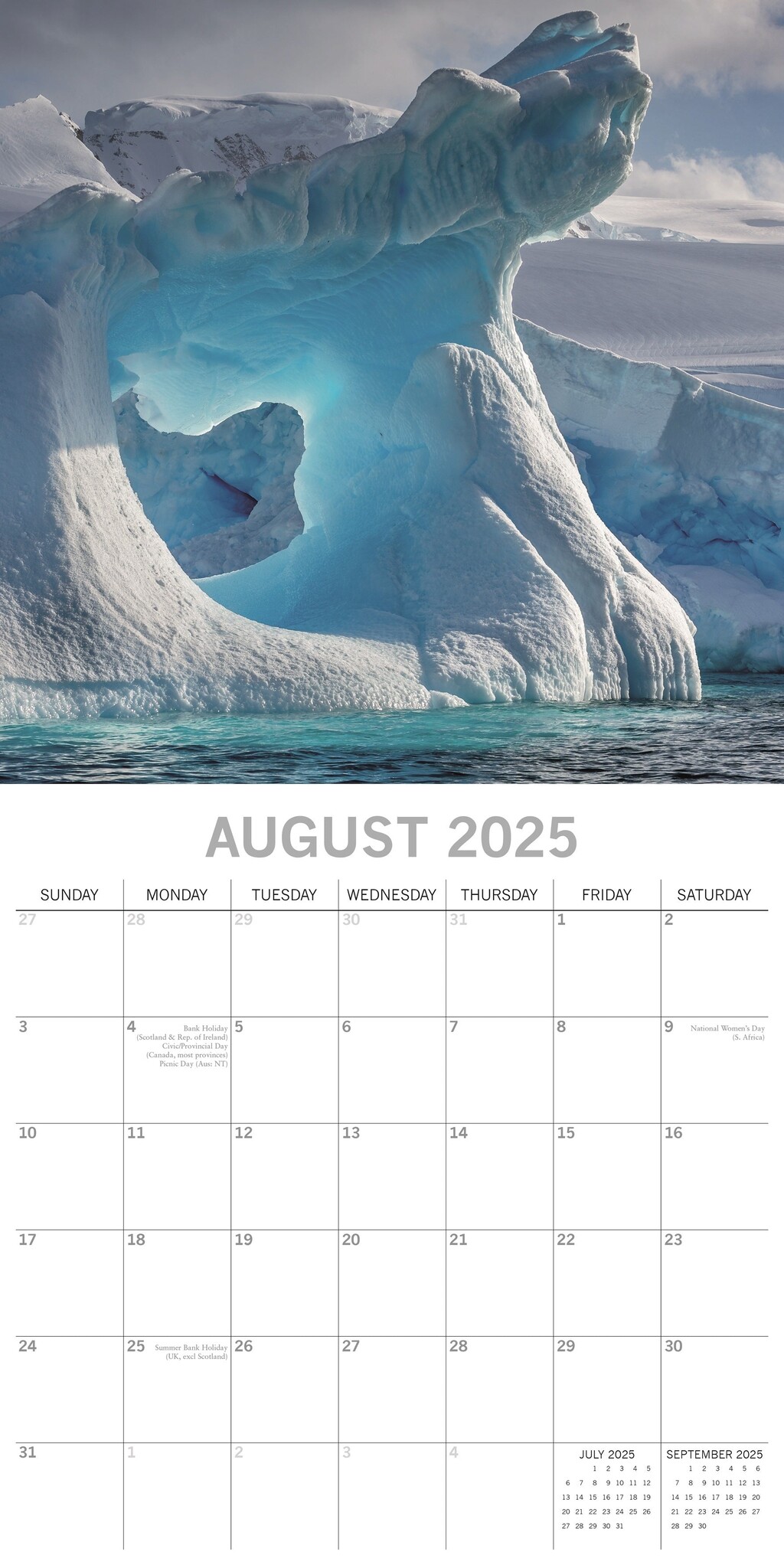 Buying Antarctica Calendar 2025? Quick and easy online Kalenderwinkel.nl