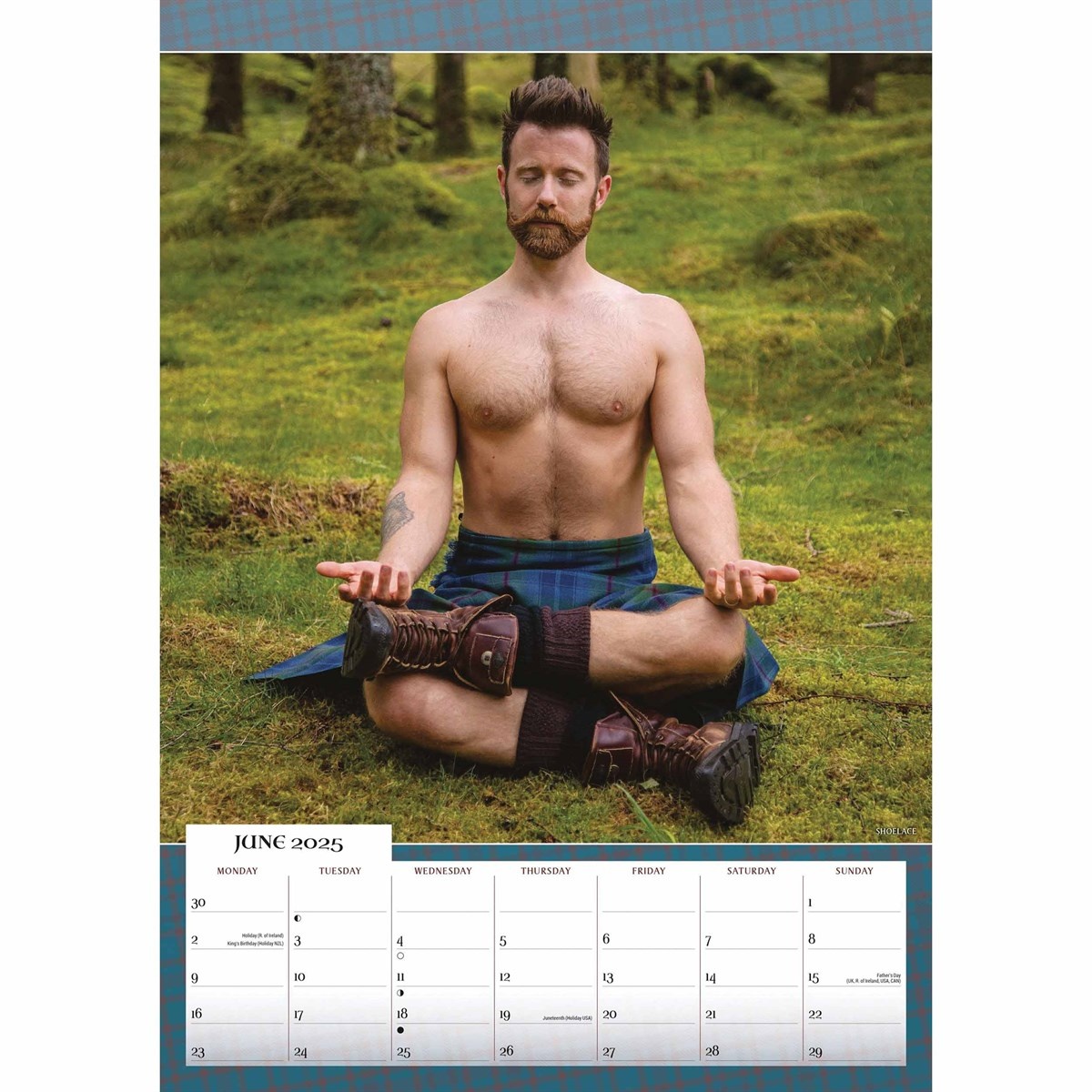 Buy Kilted Yoga Calendar 2025 A3 Order easily online Kalenderwinkel.nl
