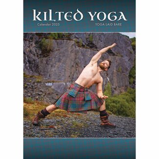 CarouselCalendars Kilted Yoga Calendario 2025 A3