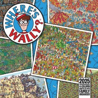 CarouselCalendars Where's Wally Familie Planner 2025