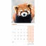 Calendario Panda Rojo 2025