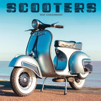 CarouselCalendars Scooters Calendar 2025