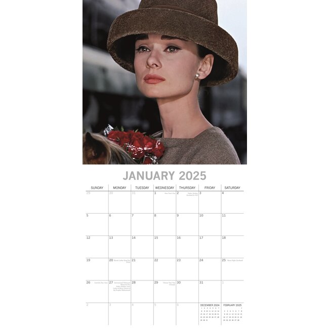 Buy Audrey Hepburn Calendar 2025? Order online quickly and easily