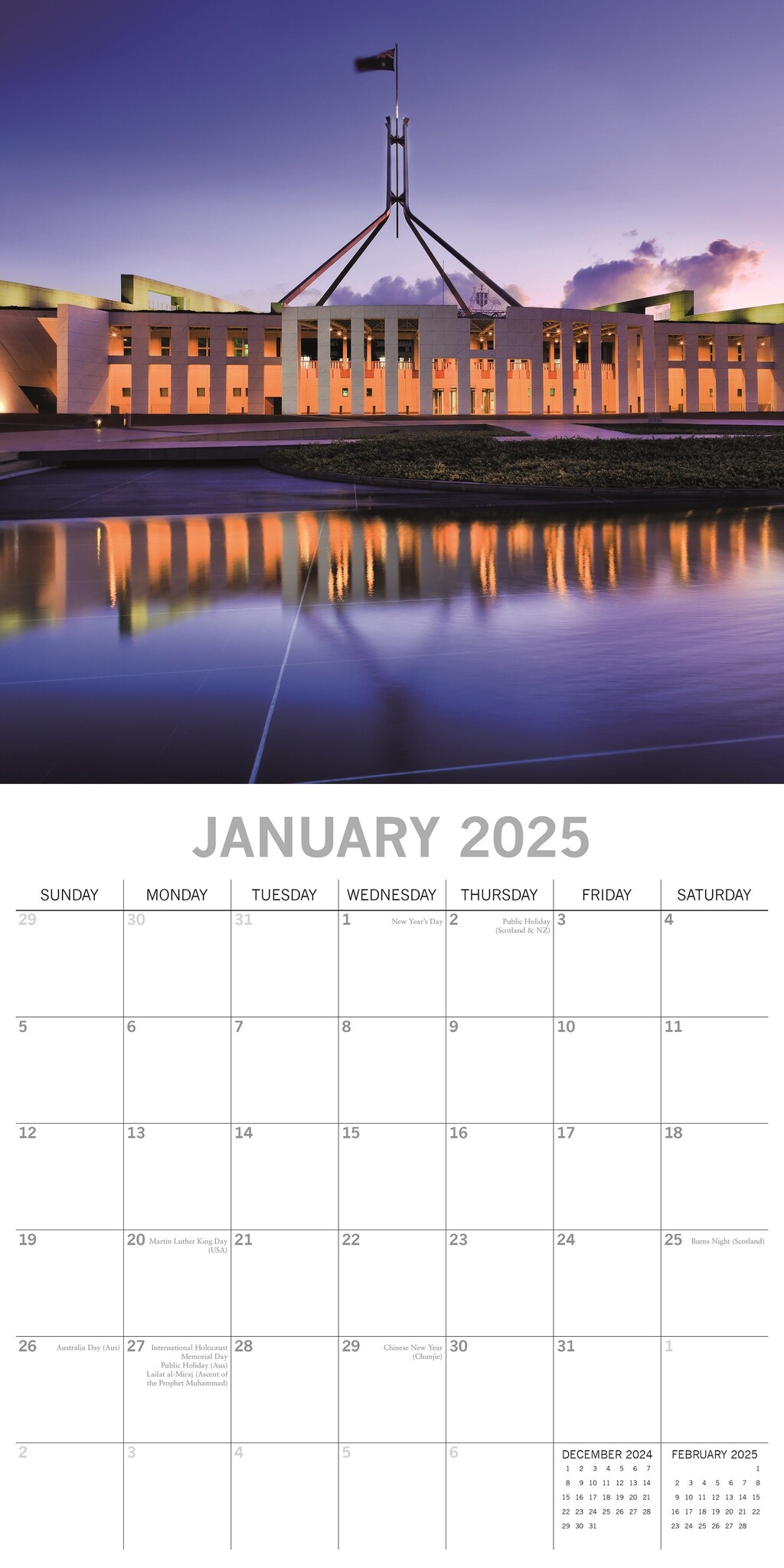 Landmarks of Australia Kalender 2025 Kopen? Bestel eenvoudig Online