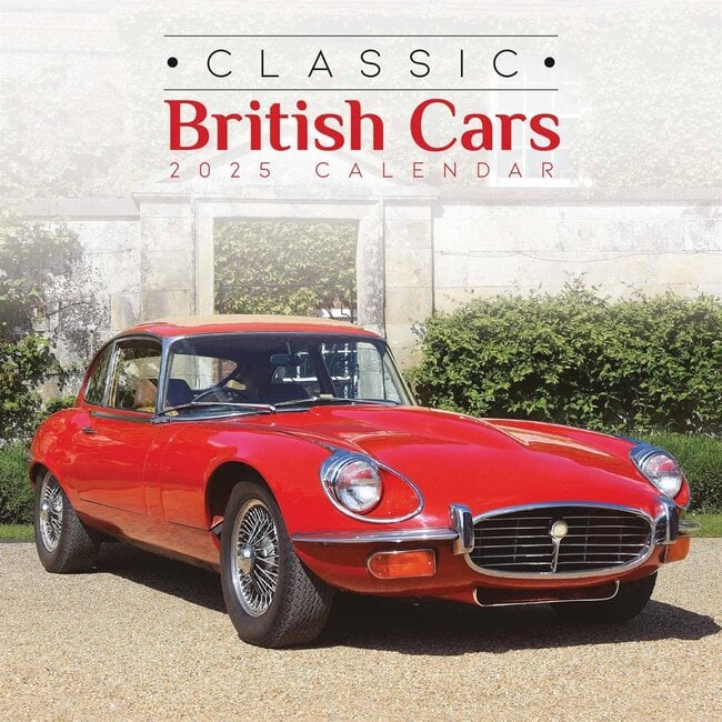 Calendario de coches clásicos británicos 2025