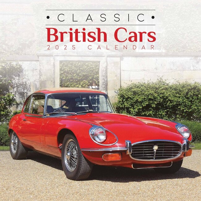 Calendrier des voitures britanniques classiques 2025