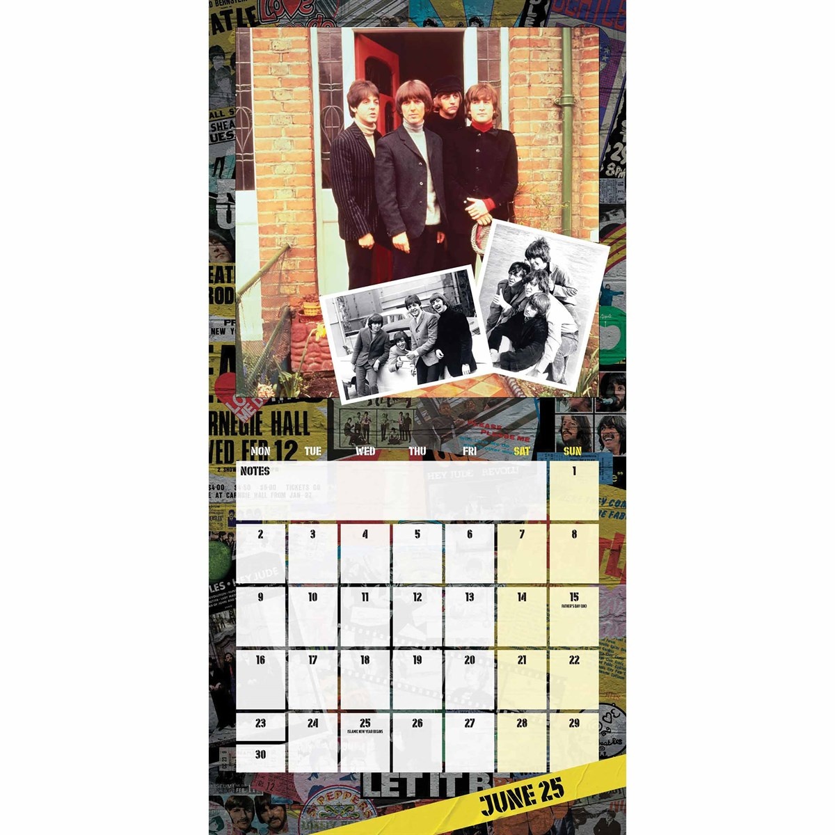 Buying Beatles Calendar 2025? Quick and easy online Kalenderwinkel.nl