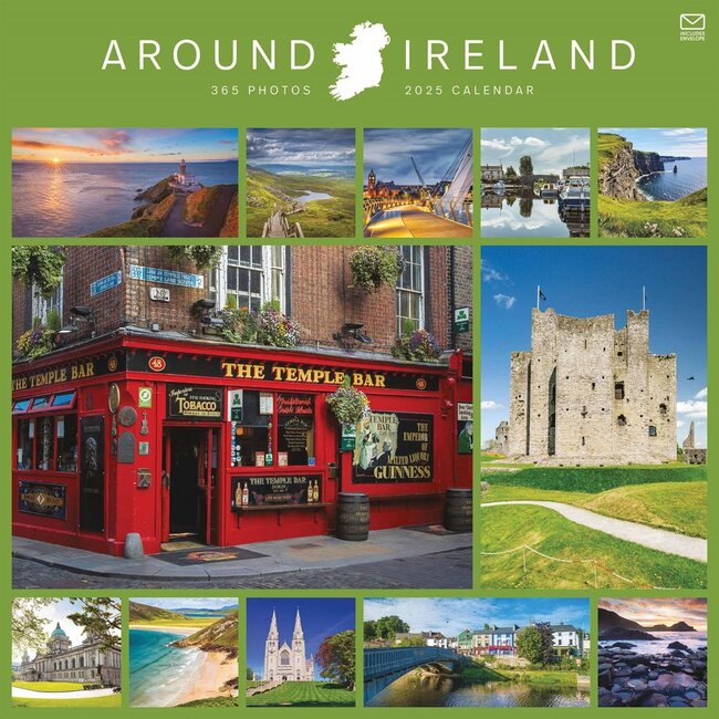CarouselCalendars 365 jours autour de l'Irlande Calendrier 2025