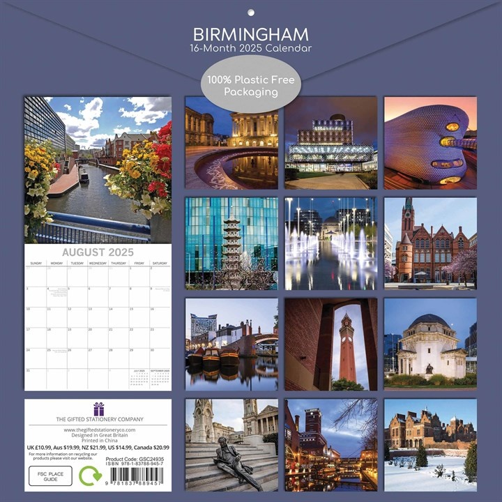 Buying Birmingham Calendar 2025? Order online quickly and easily