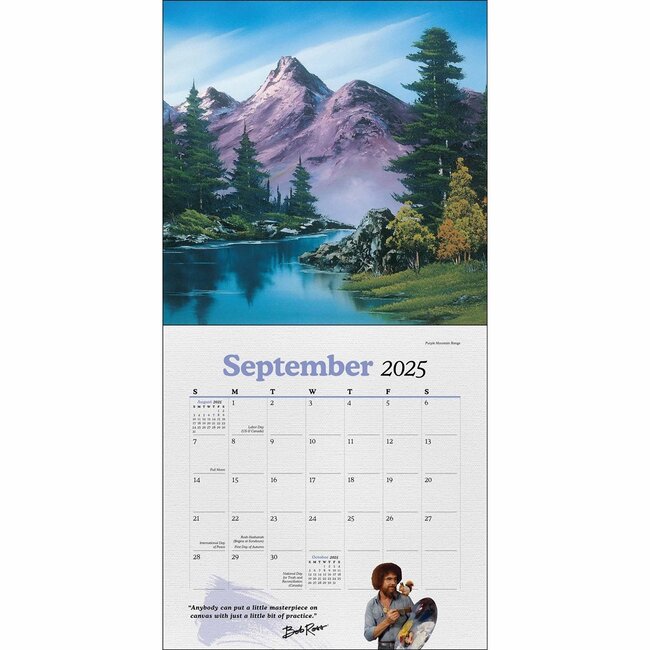 Bob Ross Kalender 2025 Kopen? Bestel eenvoudig en snel online