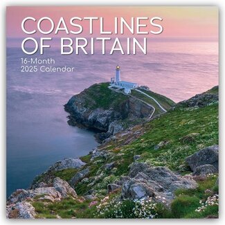 The Gifted Stationary Calendario delle coste della Gran Bretagna 2025
