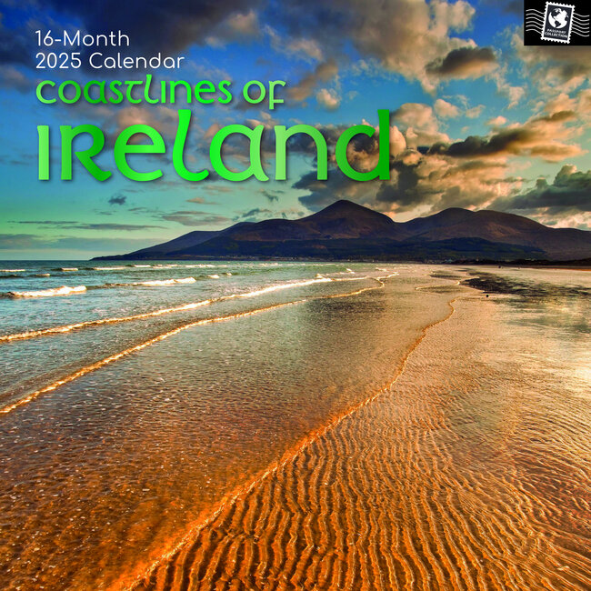 The Gifted Stationary Calendario delle coste d'Irlanda 2025