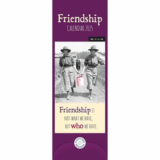 CarouselCalendars MILK Friendship Slimline Calendar 2025