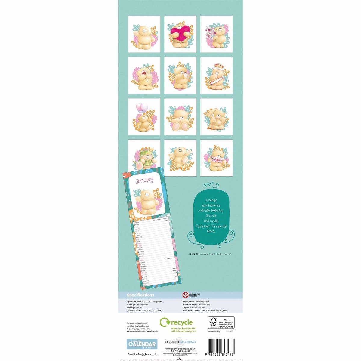 Forever Friends Kalender 2025 Kopen? Bestel eenvoudig Online