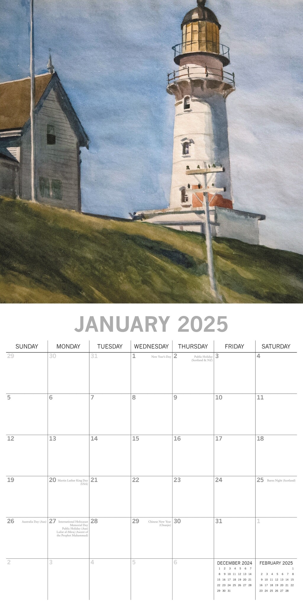 Acheter Edward Hopper Calendar 2025 | commander en ligne ...