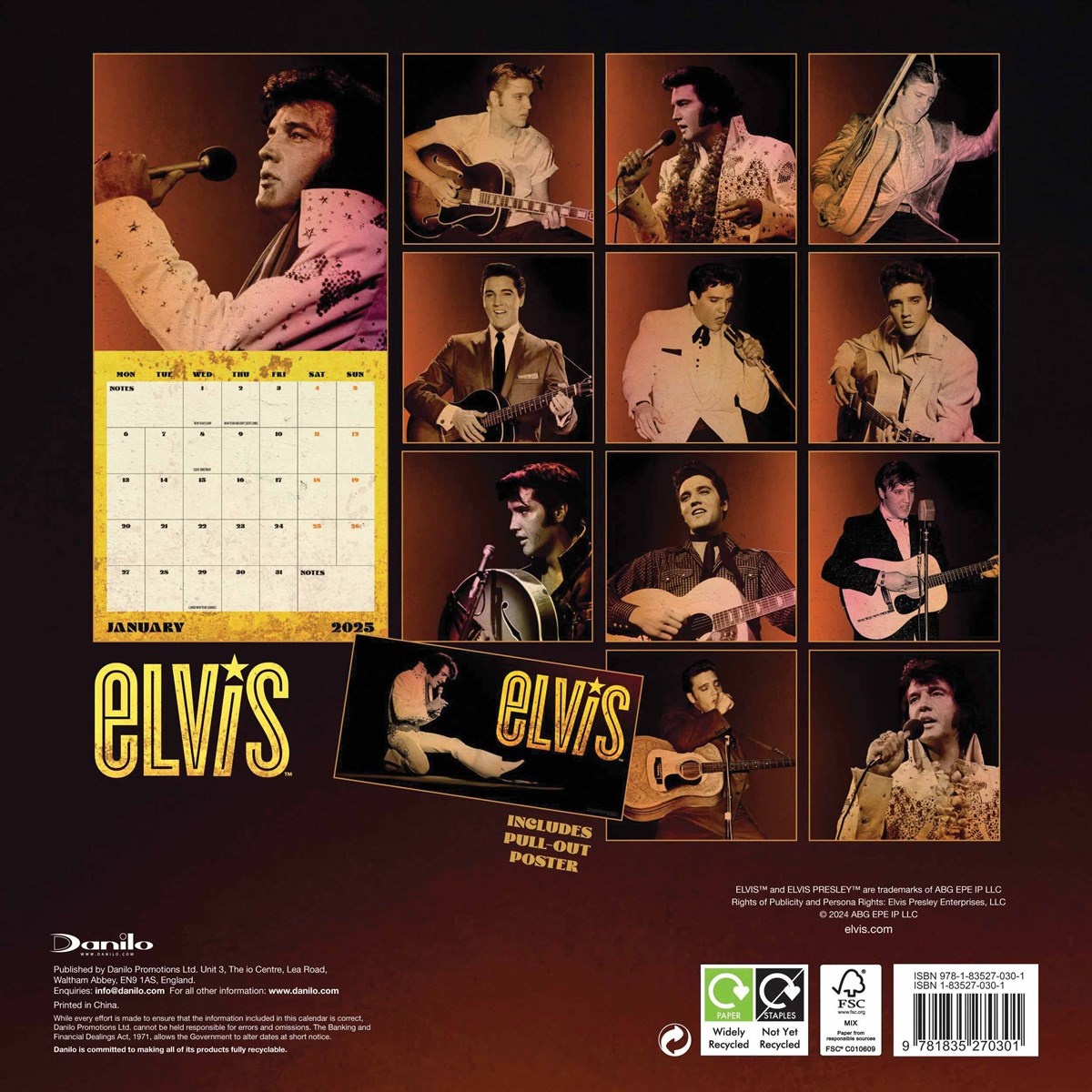 Elvis Presley Kalender 2025 Kopen? Bestel eenvoudig Online