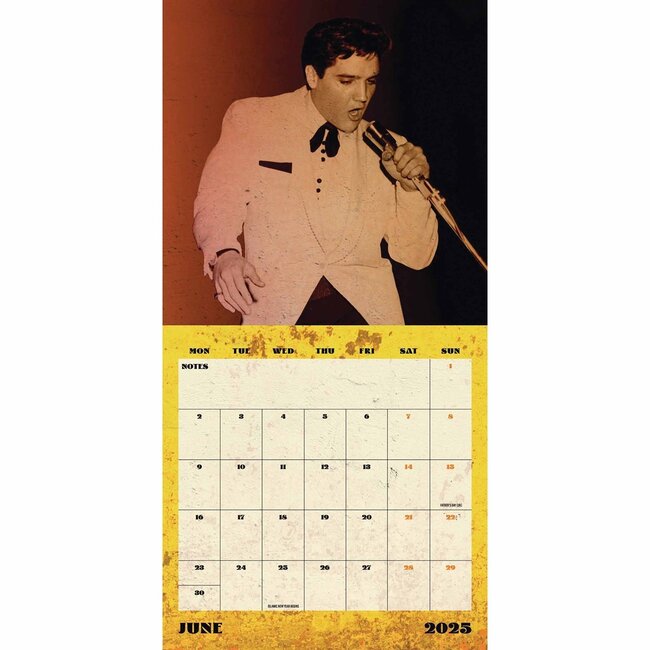 Buying Elvis Presley Calendar 2025 simply order online