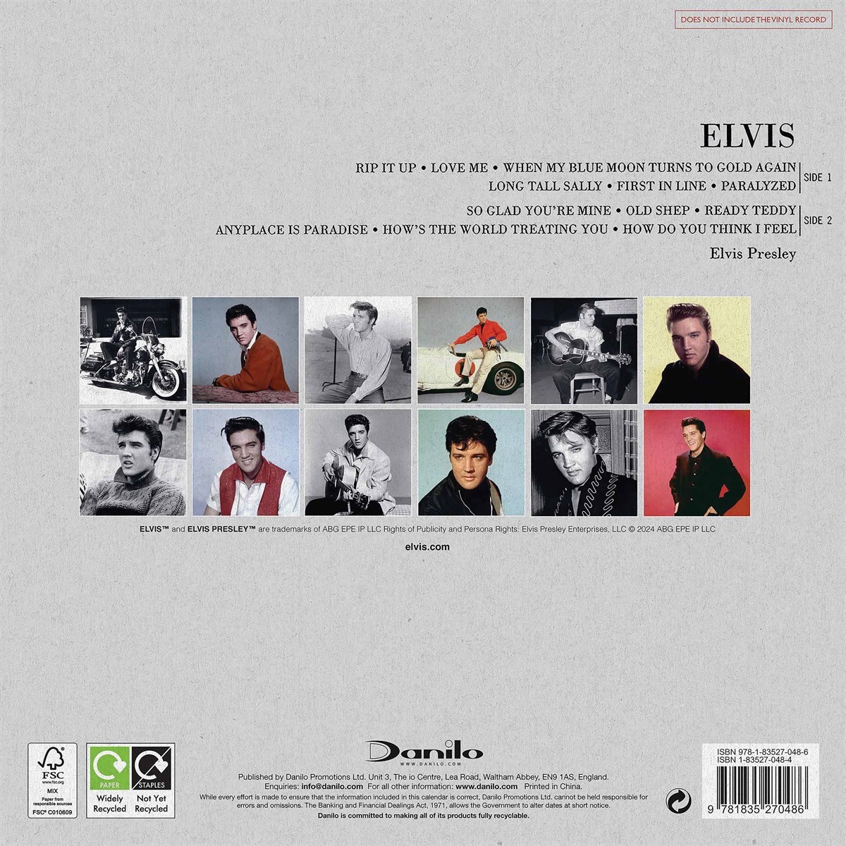 Elvis Presley Kalender 2025 Kopen?  Bestel eenvoudig Online 