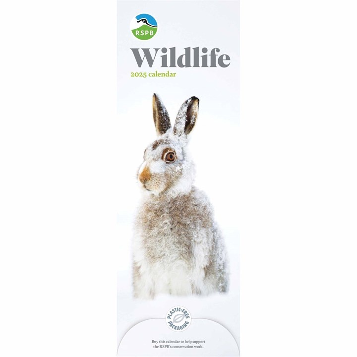 RSPB Wildlife Slimline Kalender 2025