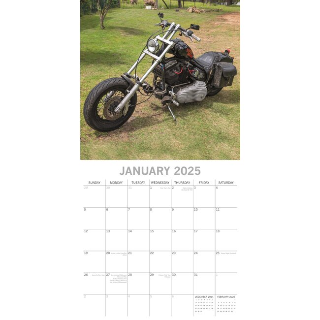Harley Davidson Kalender 2025 Kopen?  Bestel eenvoudig Online 