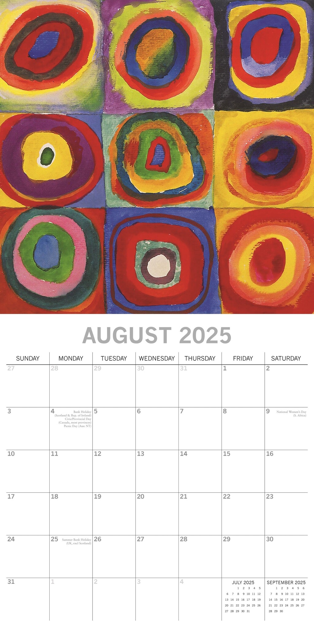 Comprar Calendario Kandinsky 2025? Haga su pedido en línea de forma