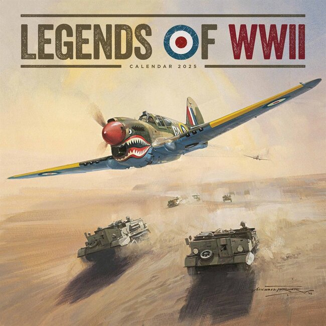 Legends of WWII Calendar 2025