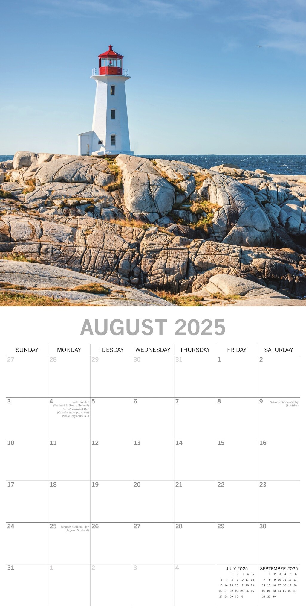 Buying Lighthouses Calendar 2025? Easily and quickly ordered online