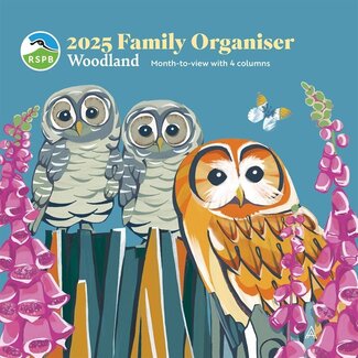 CarouselCalendars RSPB, organisateur de la famille Woodland 2025