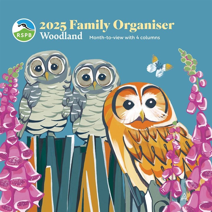 RSPB, Woodland Familie Organiser 2025? Bestel nu eenvoudig en snel