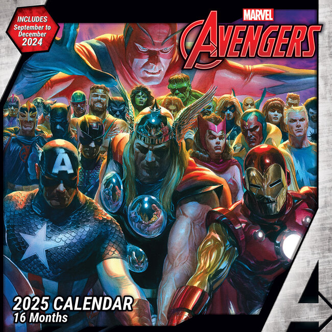 Calendario Vengadores Marvel 2025