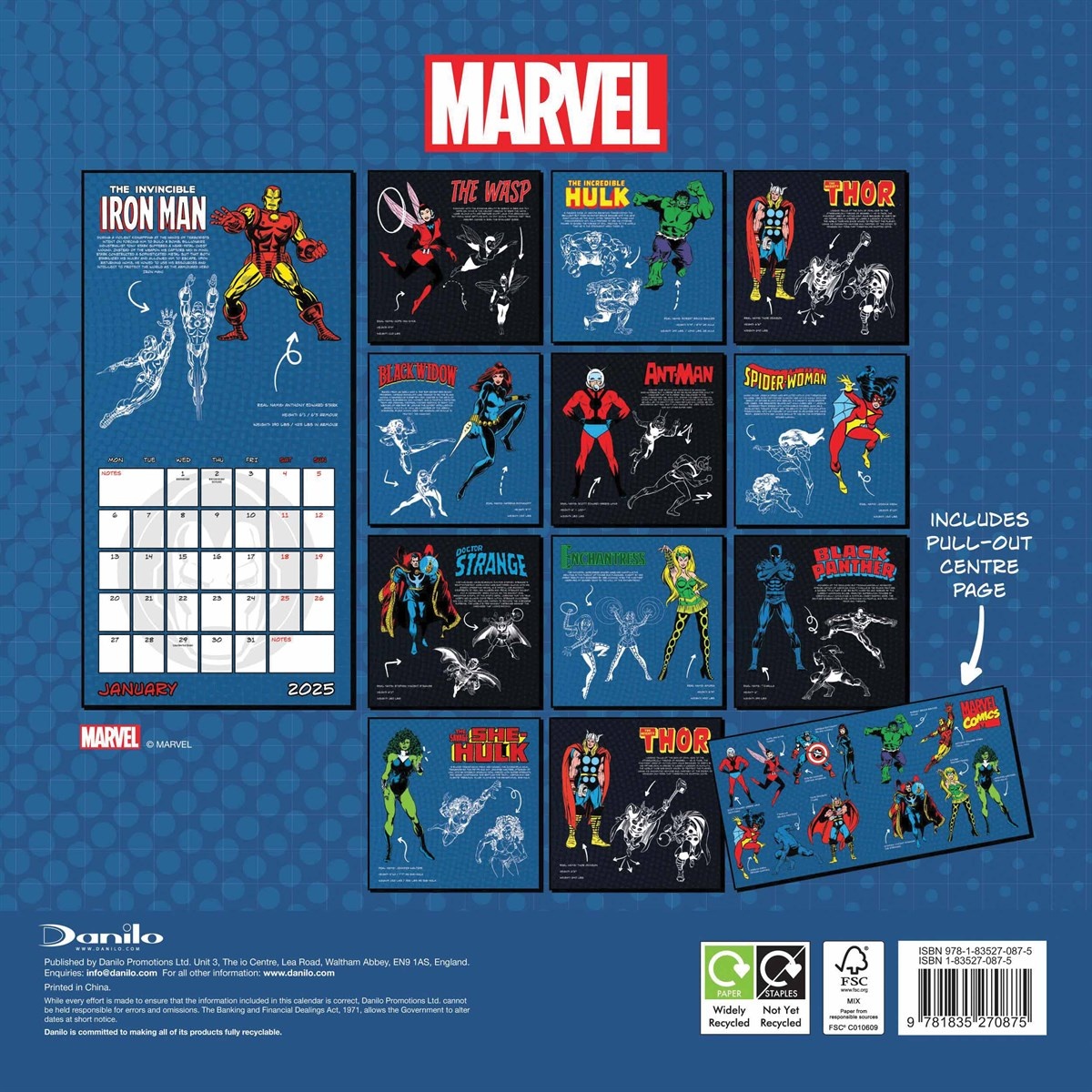 Marvel Comics Kalender 2025 Kopen?  Bestel eenvoudig Online 