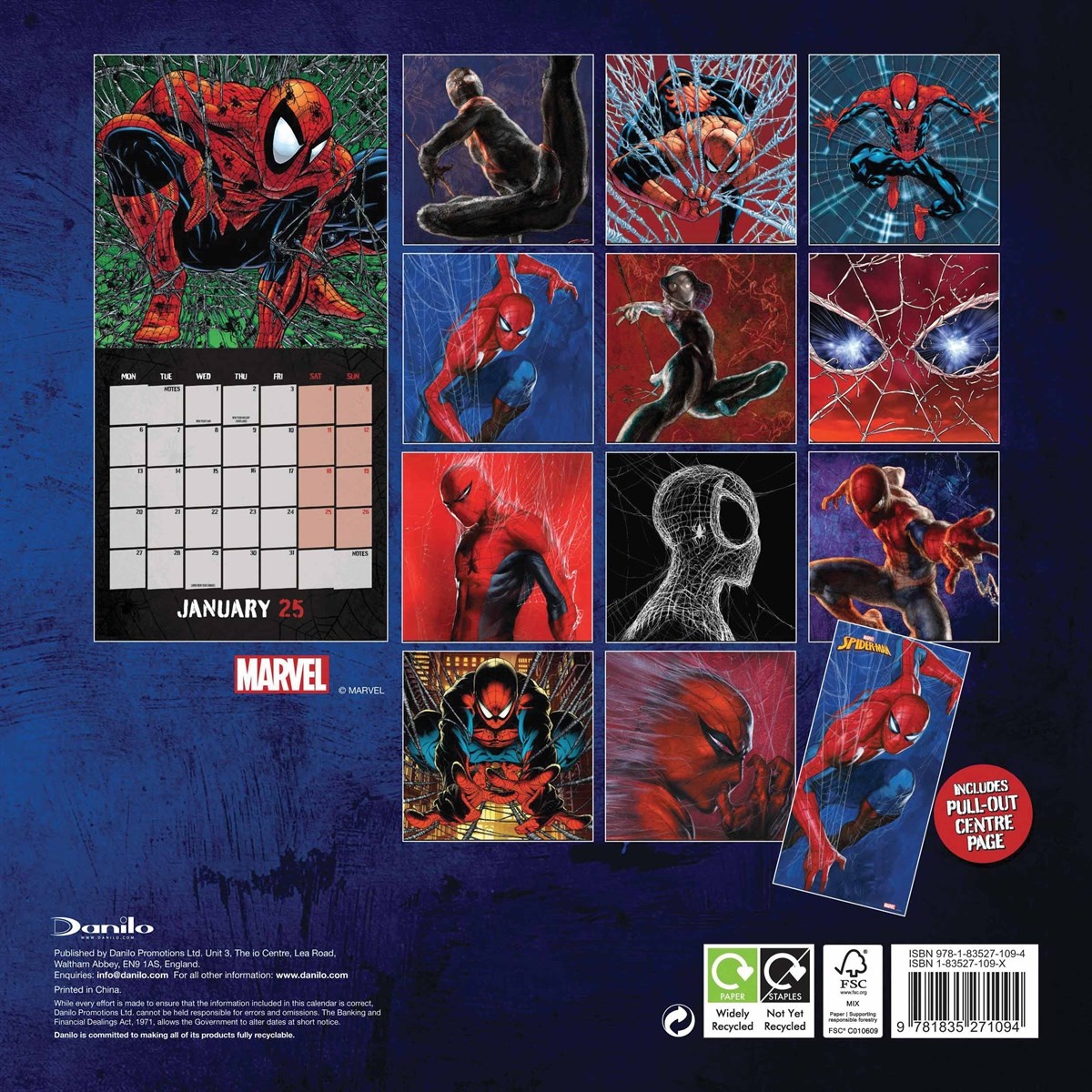The Amazing Spiderman Kalender 2025 Kopen? Bestel eenvoudig Online