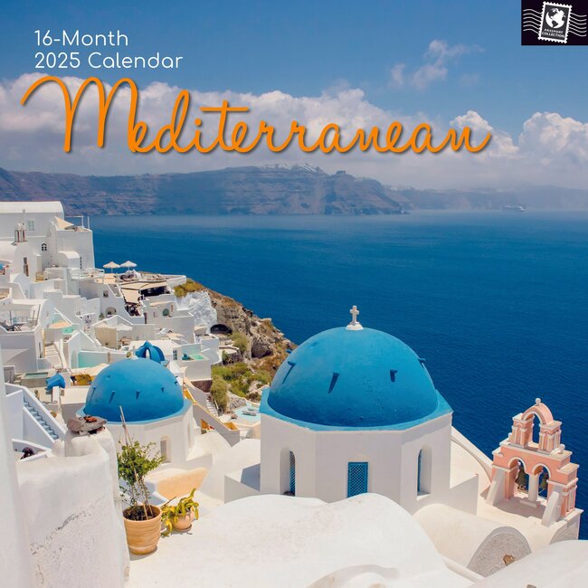 The Gifted Stationary Mediterranean Calendar 2025
