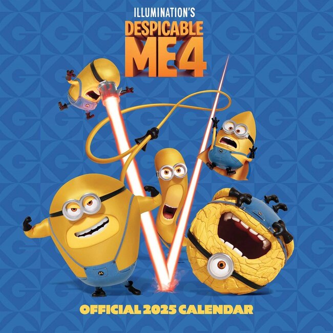 Minions Despicable Me Calendario 2025