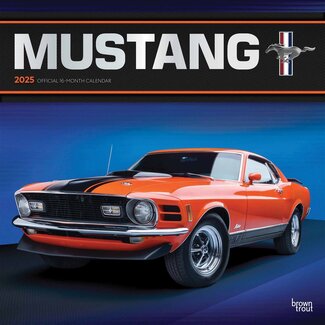 Browntrout Calendario Mustang 2025